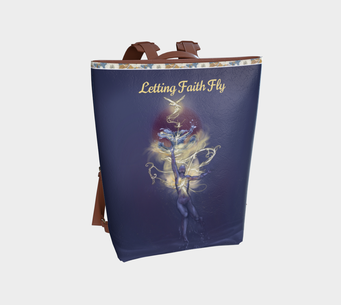 Faith Flying backpack (Peonies edition)